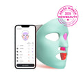 Qure LED Light Therapy Mask for Face - FDA Cleared for Wrinkles & Acne Treatment with 3 Modes, 5 Facial Areas & 5 Lights: Red, Deep-Red, Blue, Amber & Infrared, 3-Min Daily, Eye-Protection, Smart App