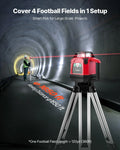 【toolupgrade】VEVOR Rotary Laser Level Kit with Heavy-Duty Tripod, Receiver, Remote Control, Toolcase, 1.2V Batteries/Cells, 1650 ft Range, 360-Degree Self-Leveling Red Horizontal Laser Transit, IP54 Waterproof, 0.06 in/100 ft Accuracy for Construc...