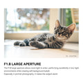 TTARTISAN AF 35mm F1.8 II Compact APS-C Prime Fixed Standard Auto Focus Camera Lens - 1.8f/, 176g, Improved Minimum Focusing Distance, Everyday Shooting for Sony E, Fuji X Mount Portrait Photographers