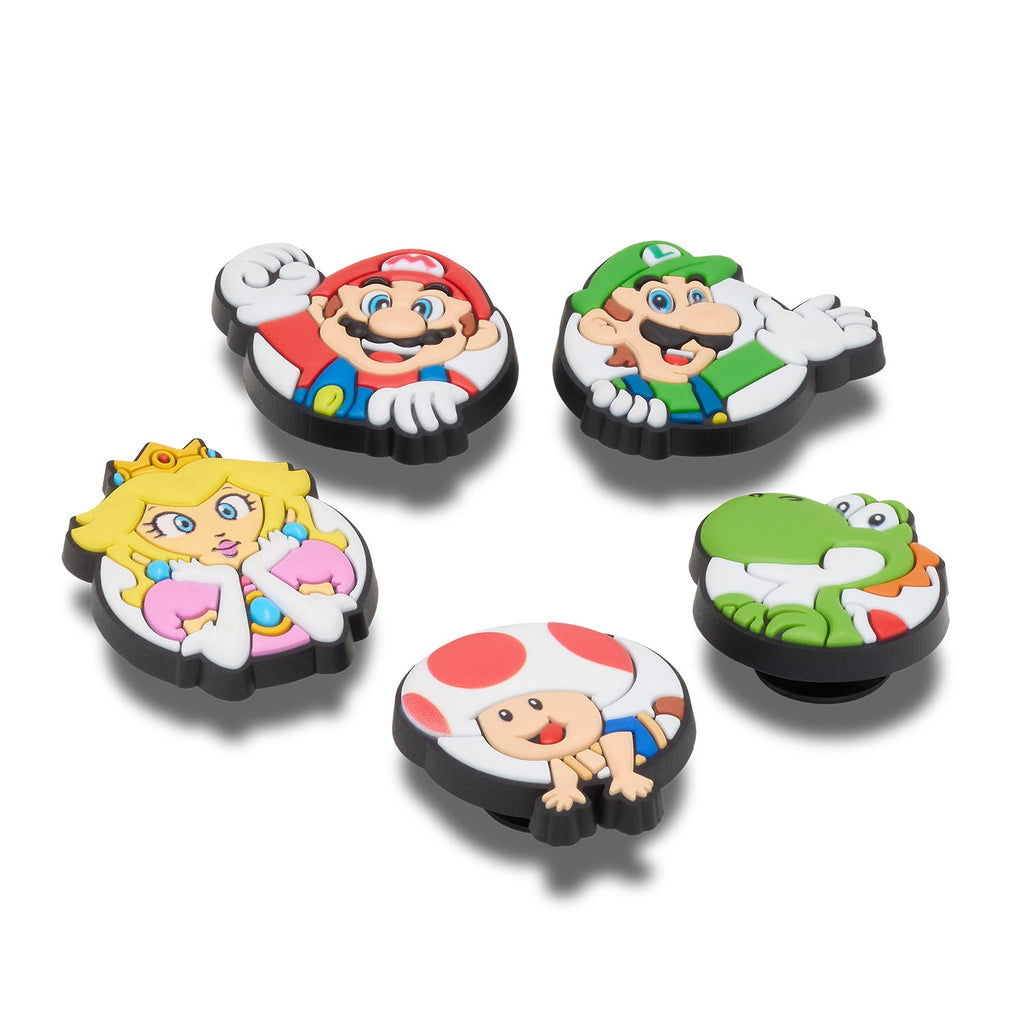 CROCS Super Mario Core 5 Pack Jibbitz