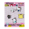 CROCS Original Hello Kitty Friends Enamel 5 Pack Jibbitz