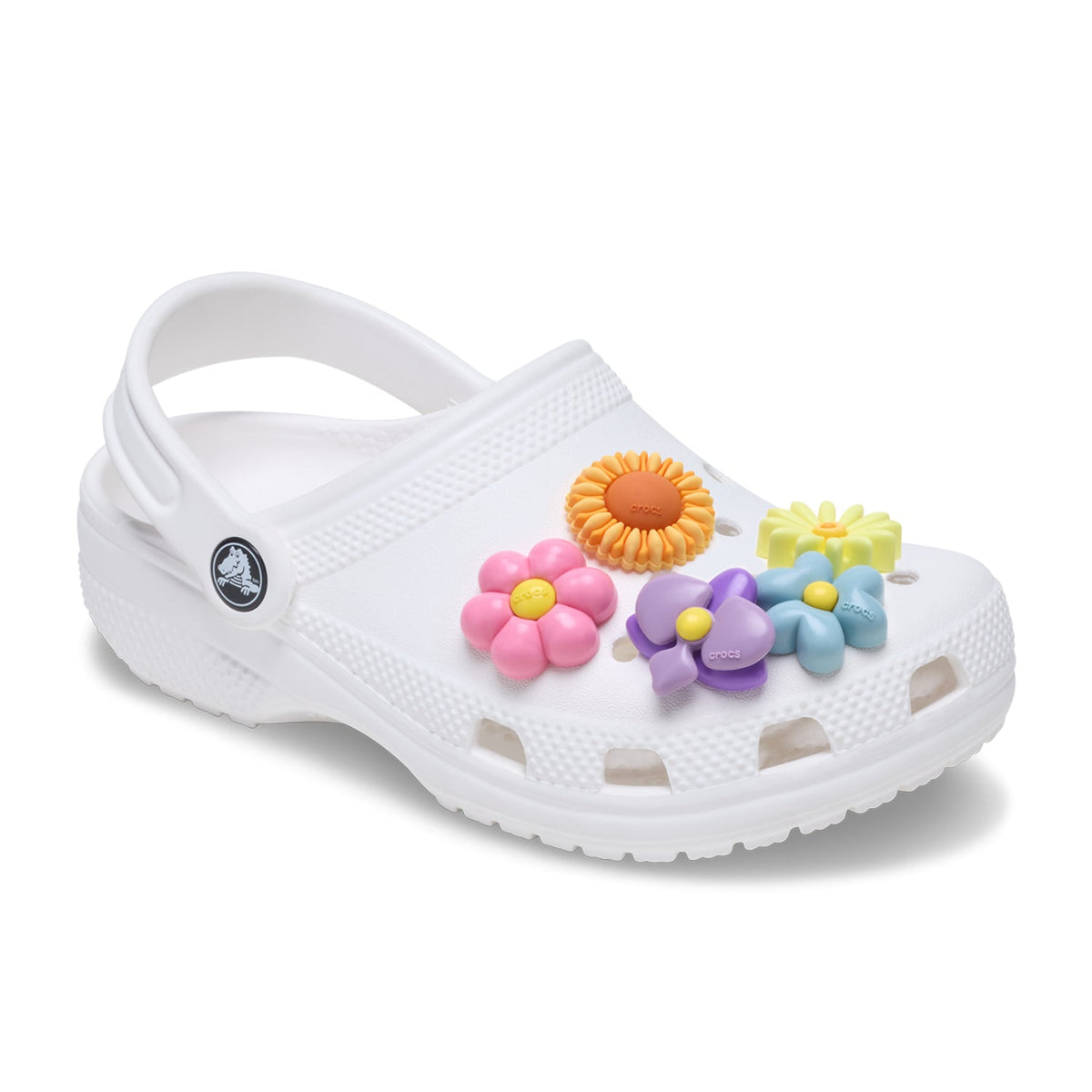 CROCS Puffy Flowers 5 Pack Jibbitz