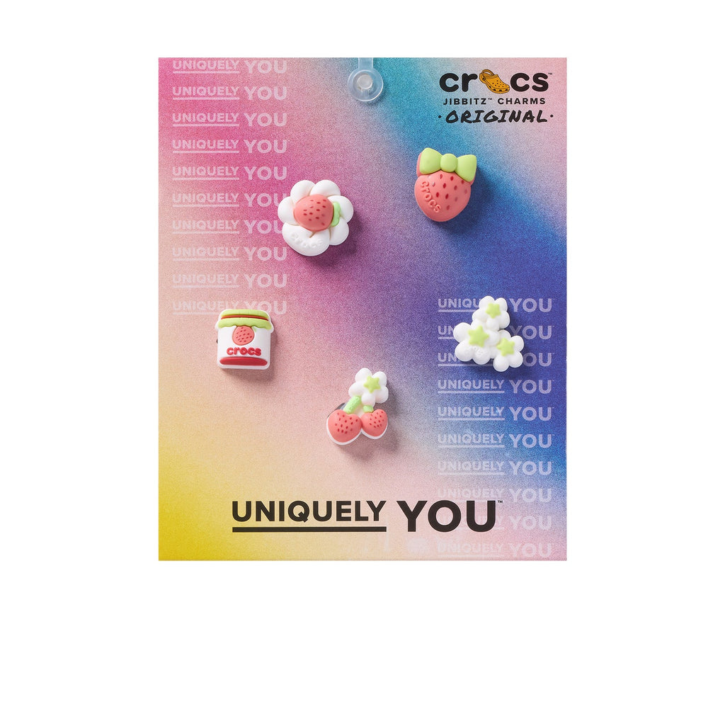 CROCS Tiny Strawberries 5 Pack Jibbitz