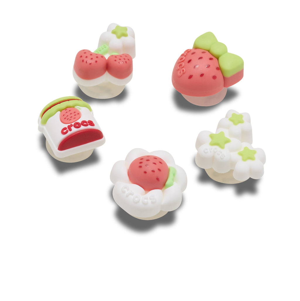 CROCS Tiny Strawberries 5 Pack Jibbitz
