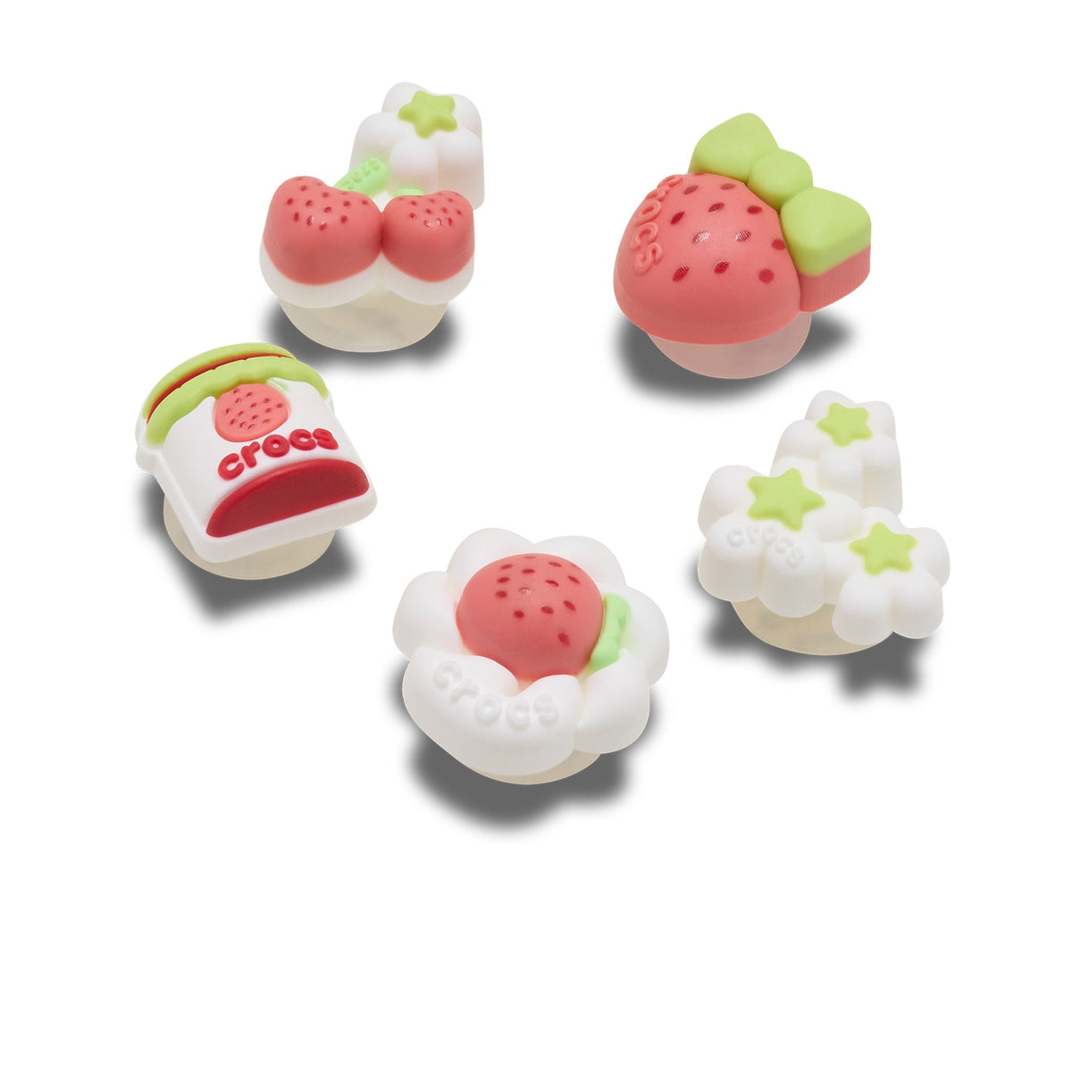 CROCS Tiny Strawberries 5 Pack Jibbitz