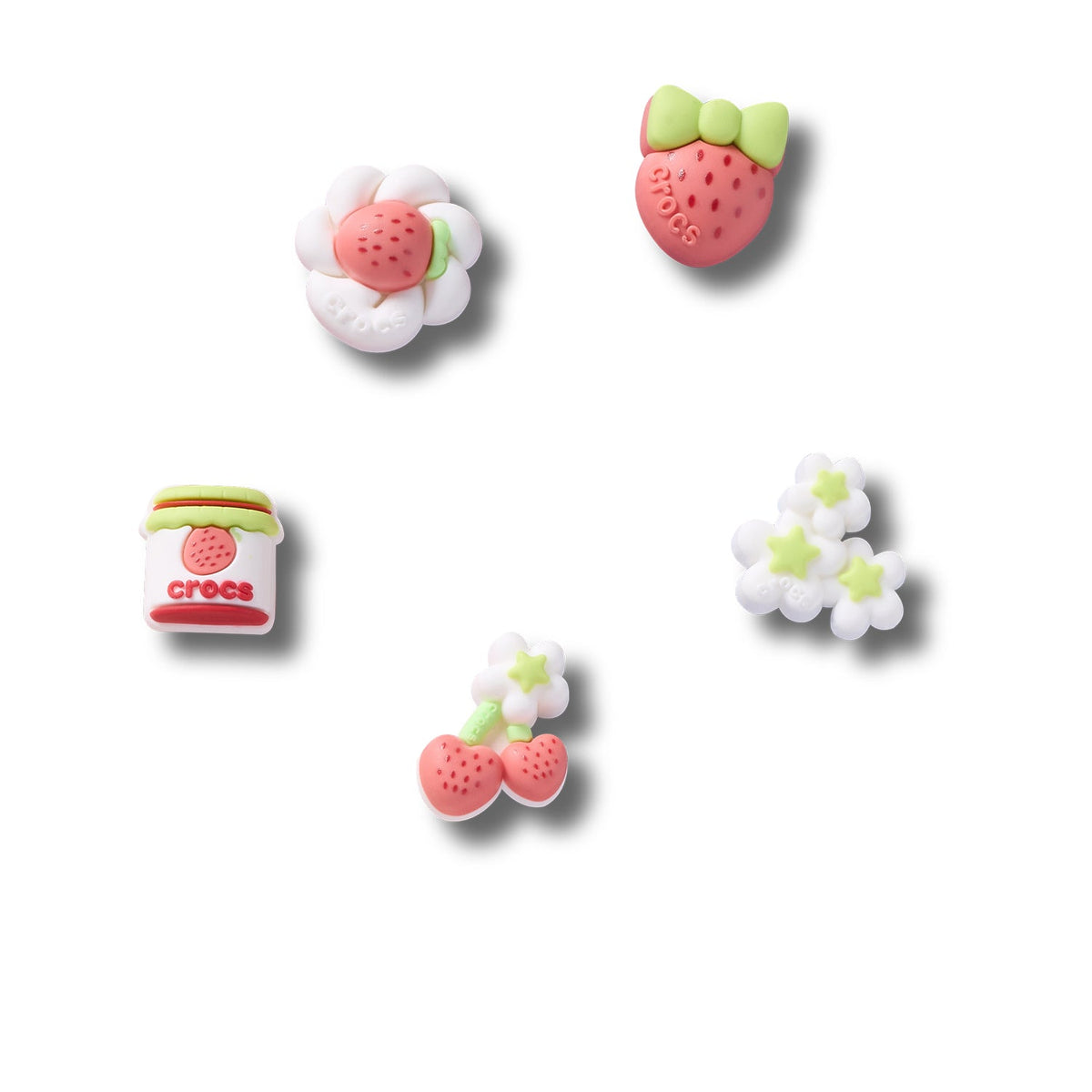 CROCS Tiny Strawberries 5 Pack Jibbitz