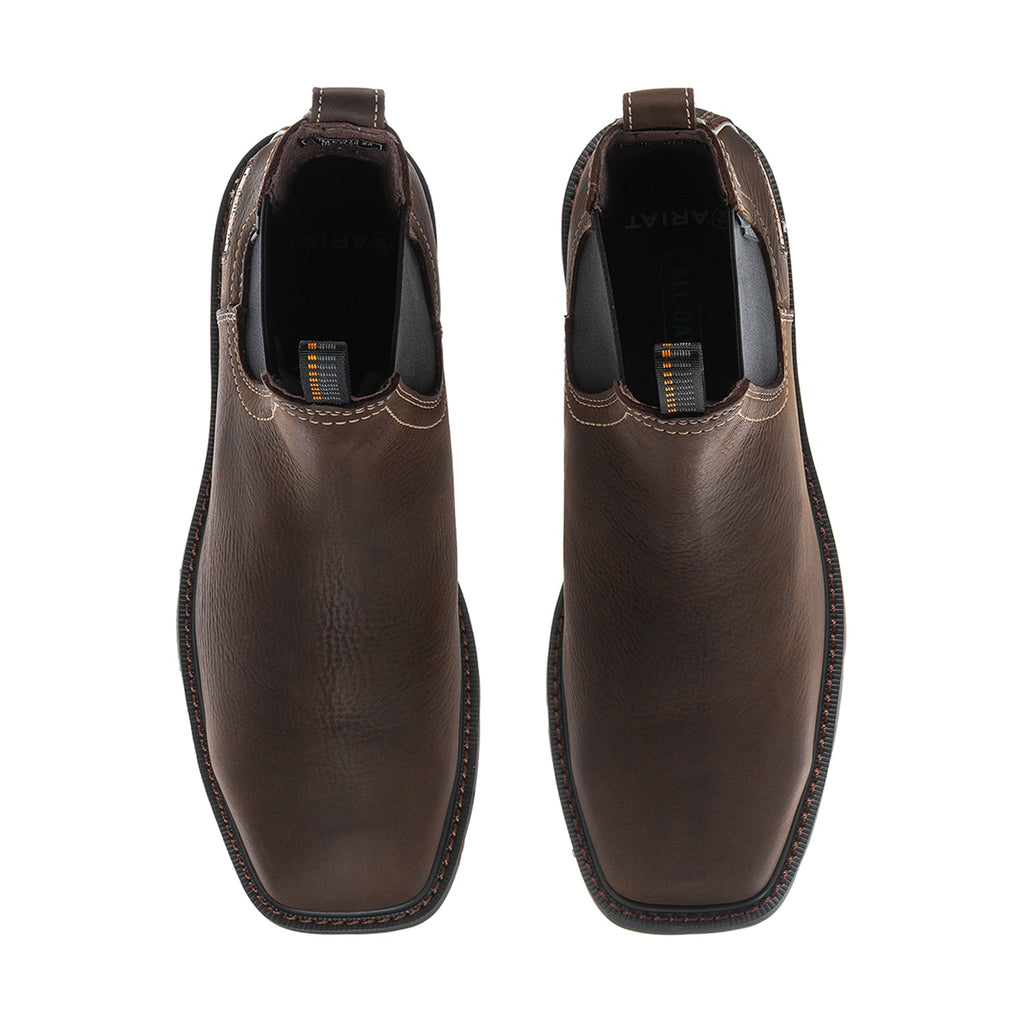ARIAT Premium Groundbreaker Chelsea H2O Sq Steel Toe - Mens