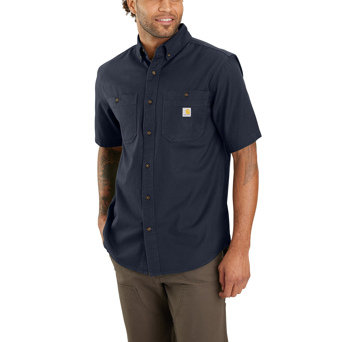 CARHARTT Windham Relaxed SS Button Down - Mens