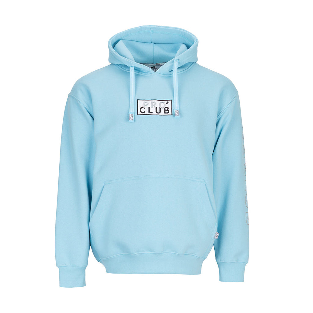 PRO CLUB Classic Embroidered Box Logo Hoody - Mens