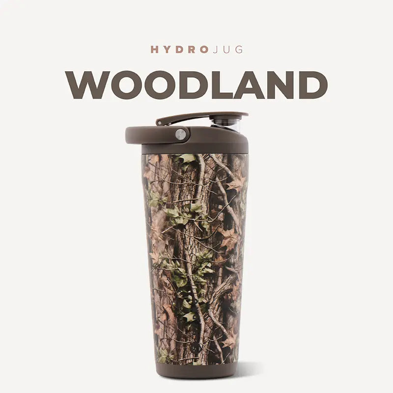 HydroJug 24 oz New Stainless Steel Shaker – Insulated, Leakproof with Silent Mixing Grate – No Clumps, No Noise – Premium Shaker