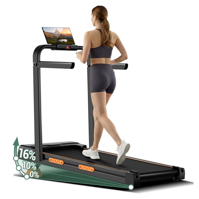 Umay Foldable Home Treadmill with Foldable Safety Handrail, 16% Incline Walking Pad for Home Office Fitness