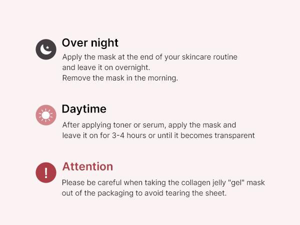 [medicube] PDRN Pink Collagen Gel Mask 4 Sheets Salmon DNA Color Changing Pink Glow Collagen Facial Mask Korean Skincare