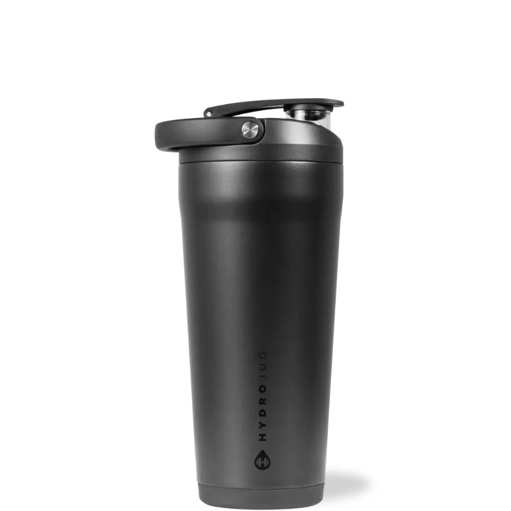 HydroJug 24 oz New Stainless Steel Shaker – Insulated, Leakproof with Silent Mixing Grate – No Clumps, No Noise – Premium Shaker