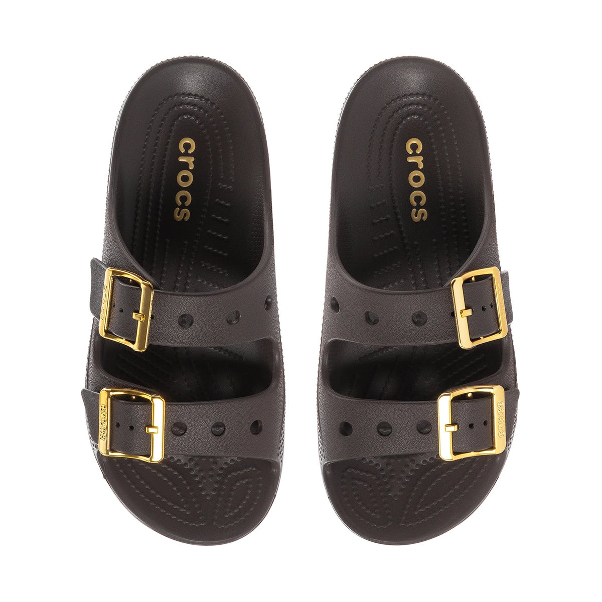 CROCS Saturday Metallic Buckle Sandal - Womens