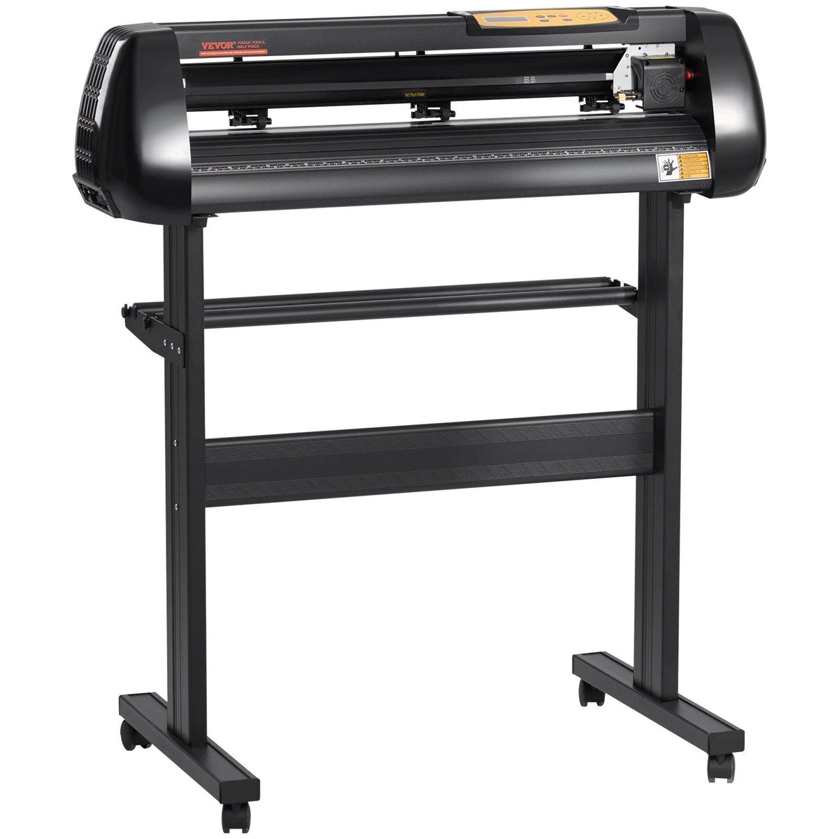 VEVOR Vinyl Cutter Machine, Upgraded 28 Inch Paper Feed Cutting Plotter Bundle, Adjustable Force & Speed Vinyl Printer with Powerful Stepper Motors, Signmaster Software Compatible with Windows System