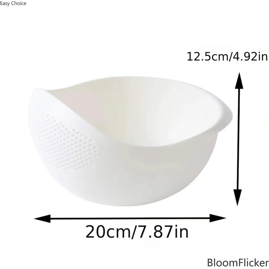 1Pcs/2Pcs Mini Multi-Functional Kitchen Drain Basket Basin, Versatile Small Colander Strainer For Washing Rice, Fruits And Vegetables, Practical Household Food Prep Kitchen Accessory