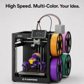 FLASHFORGE AD5X CoreXY 3D Printer, Multi-Color, 600mm/s High-Speed, 1-Click Auto Leveling, 300°C Direct Drive Extruder, Ideal for Precision & Efficiency