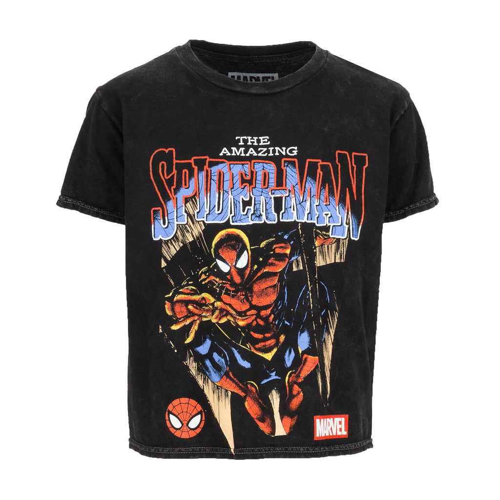 CHARACTER Official Spiderman Mineral Wash Tee - Youth