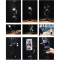 SMOVE Pro Mobile X Smartphone Gimbal Stabilizer, 3-Axis for Android & iPhone 15 Pro Max for Video Recording with AI Tracking Module, LED Light, Vlogging Kit,Portable & Foldable Accessories Camera