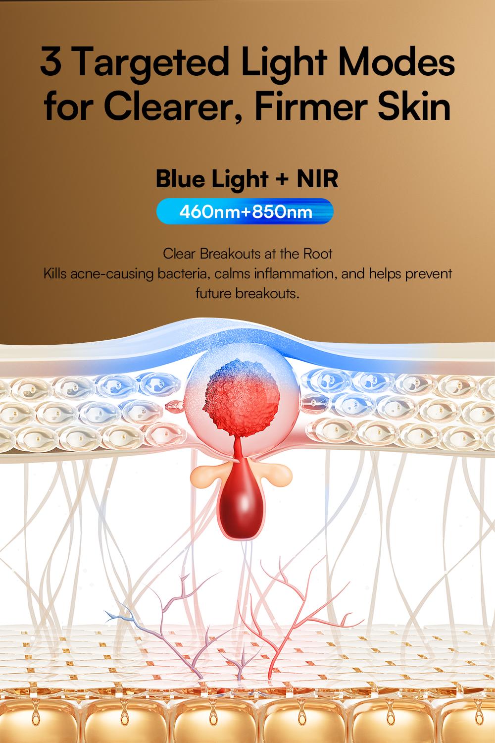 【LIVE EXCLUSIVE】INIA GLOW Wireless LED Face Mask, 2-Year Warranty, Portable and Rechargeable for LED Facial Mask Skincare at Home and Travel, The Ultimate Gift Choice for this Season，Summer Travel Accessories,sohochic