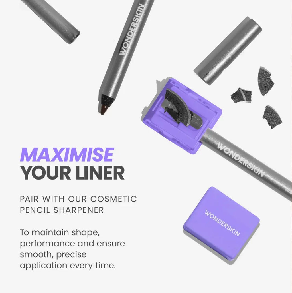 Wonderskin 1440 Longwear Eyeliner Trio Set (3-Pack) – 24HR Waterproof, Transfer-Proof & Smudge-Proof Eye Pencil with TruGlide Butter-Smooth Application | Ultra-Creamy High-Pigment Precision Liner | 12 Shades | Vegan & Cruelty-Free