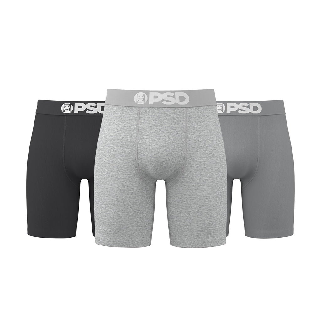 PSD 3 Pack Cotton Blend Boxer Briefs - Mens