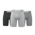 PSD 3 Pack Cotton Blend Boxer Briefs - Mens
