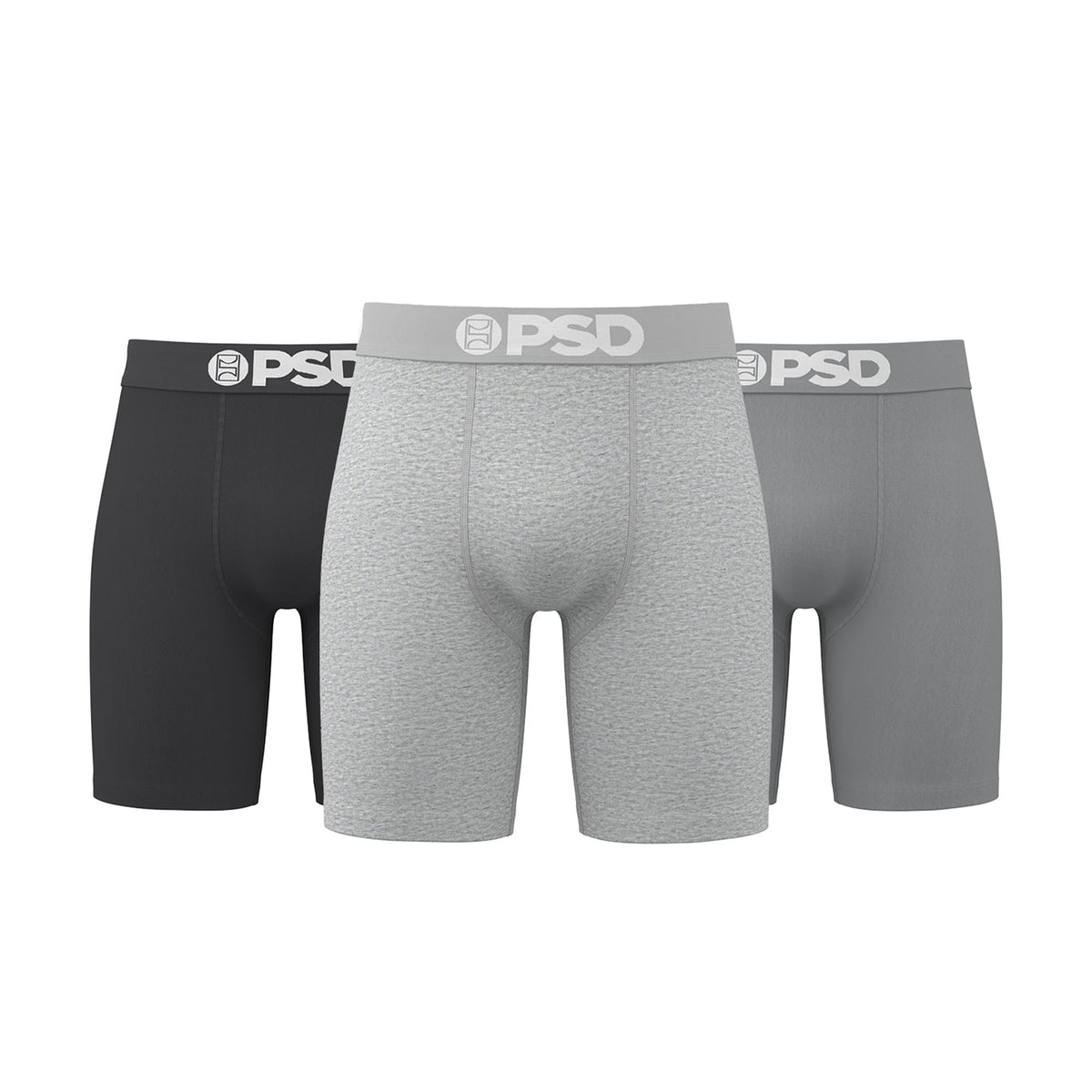 PSD 3 Pack Cotton Blend Boxer Briefs - Mens