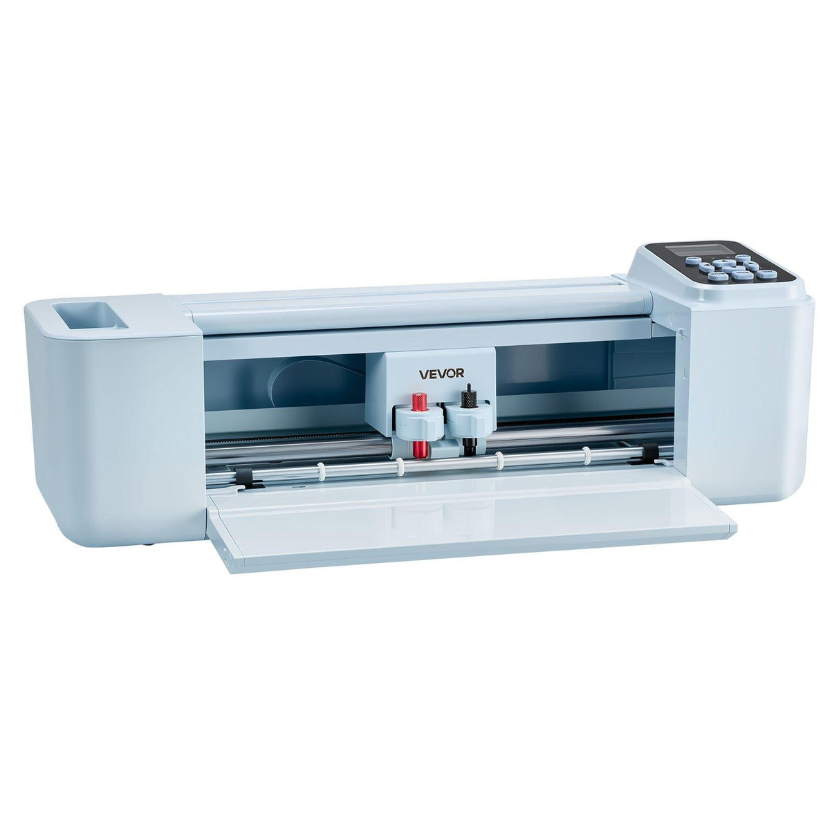 VEVOR 12 in Vinyl Cutting Machine, Button & Screen Controlled with Materials & Tool Kit, 5000+ Built-in Design Resources, Compatible with Mac, Windows, Android & iOS, DIY for All Scenes Home Crafts Cutter, Wireless, Buttons+Screen,sohochic