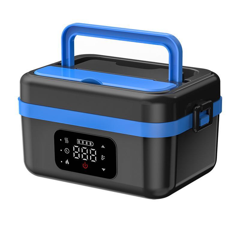 Rechargeable Cordless Self-Heating Lunch Box Portable Food Heater, Heat Up Lunch Box Portable, Heatable Lunchbox, Heated Lunchbox, Thermal Heated Meal Container for Meal Prep, Office, Travel, Car, Picnic and Outdoor Use, Ideal Gift #GLOBAL PICKS