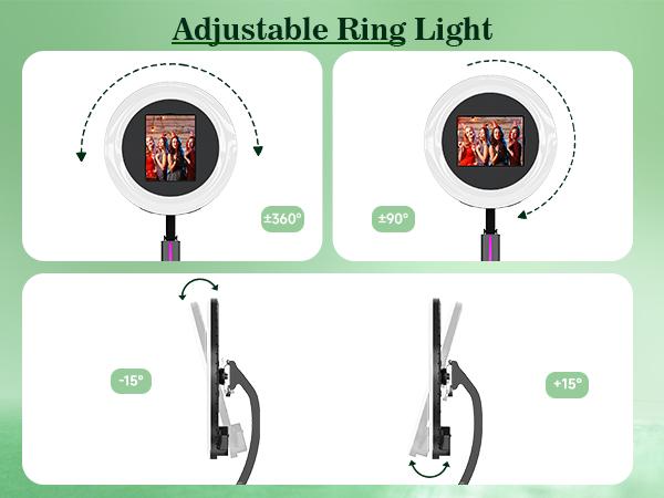 MWE Light Selfie Photo Booth Shell Stand - Cellphone Selfie Accessory with Photo Printing, 2-Months VIP Access - Unisex Photoshoot Accessories for Christmas, Party Events