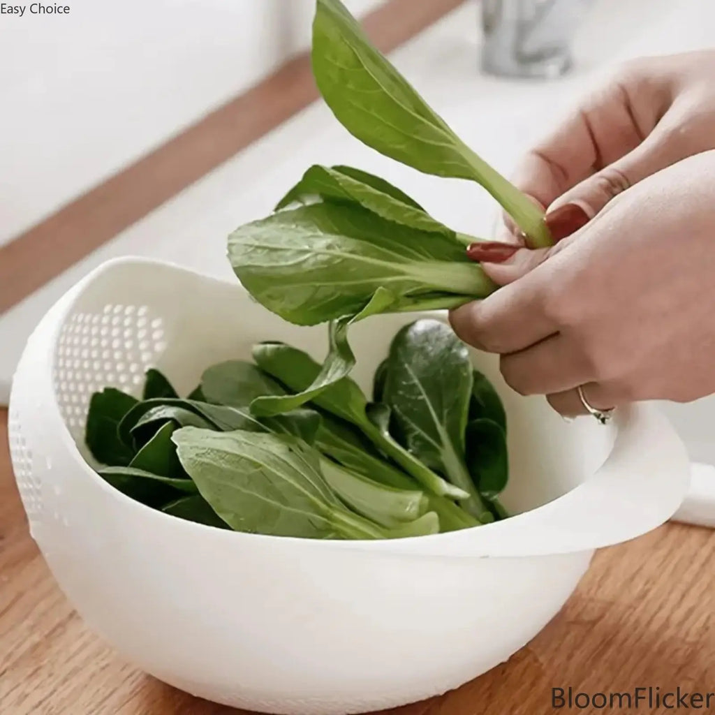 1Pcs/2Pcs Mini Multi-Functional Kitchen Drain Basket Basin, Versatile Small Colander Strainer For Washing Rice, Fruits And Vegetables, Practical Household Food Prep Kitchen Accessory