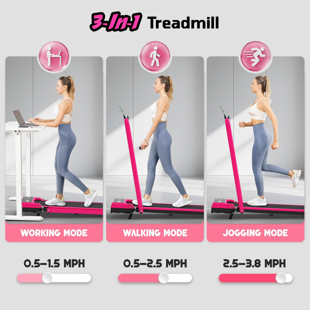 【Live Exclusive】YAGUD Handrail Walking Treadmill – Quiet Home Running Machine with Dual Shock Absorption, 265lbs Weight Capacity Wide Belt & Compact Design for Easy Mobility SpringStatements