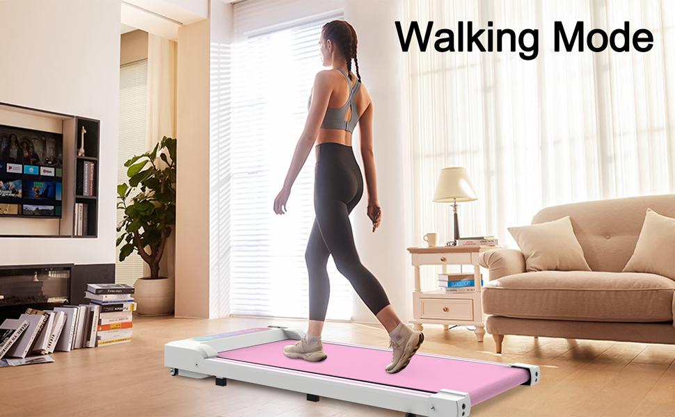 Fahuac 2-in-1 Folding Treadmill - Multifunctional Under Desk Walking Pad, Home Fitness Equipment with 2.5HP Motor, Light-Up Display, Remote Control, Collapsible, Large Track, 265Lbs Capacity, Shock Absorption, 43.50x19.50x3.50in Compact Space-Savi...