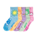 CHARACTER Official 5 Pack Kids Hello Kitty Half Crew