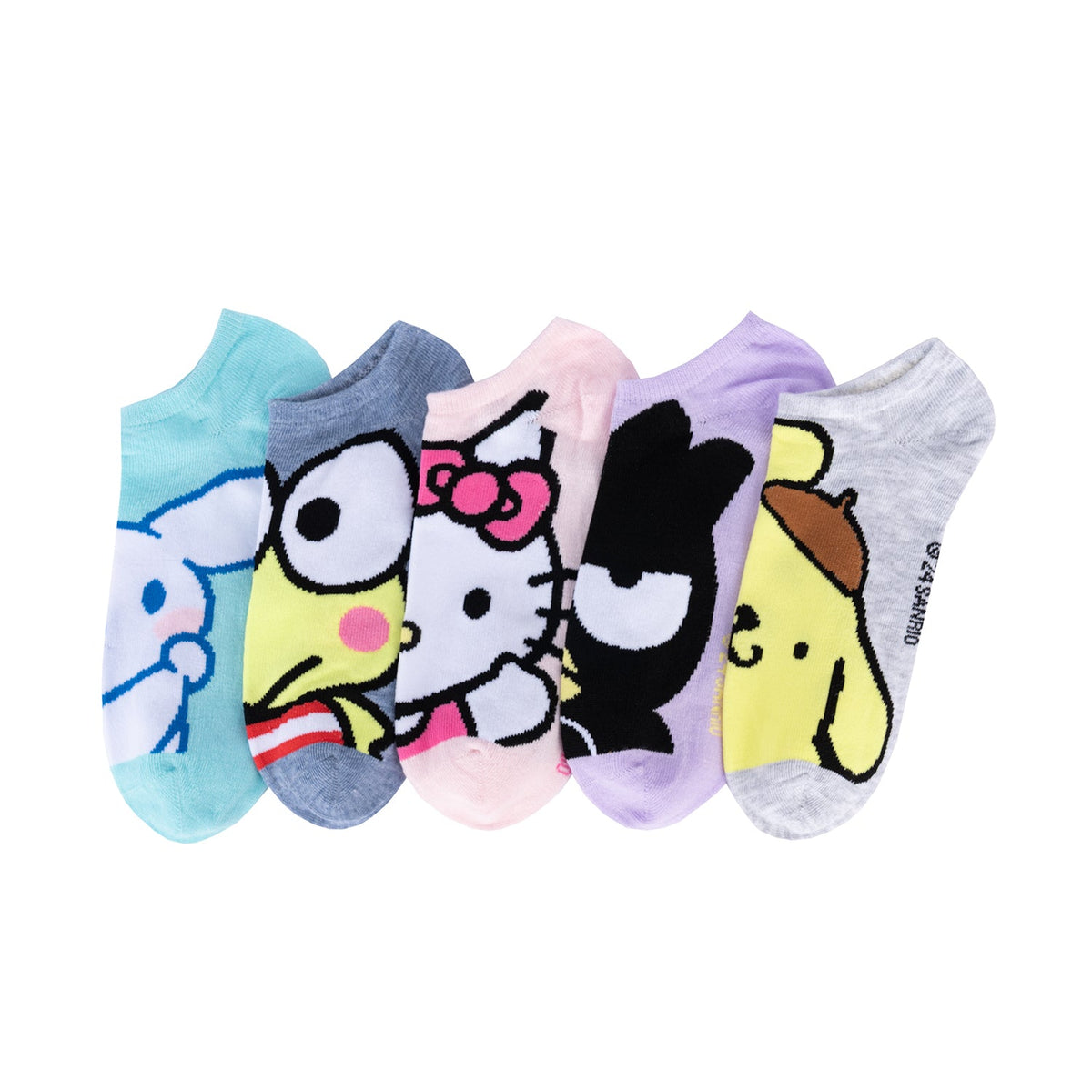 CHARACTER 5 Pack Hello Kitty & Friend No Show - Adult