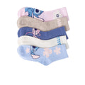 CHARACTER 5 Pack Kids Ribbed Lilo & Stitch Mid Crew