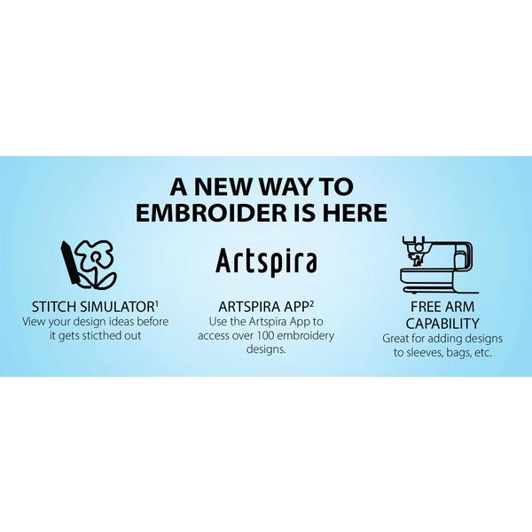 Brother Skitch PP1 Free Arm Artspira Embroidery Machine