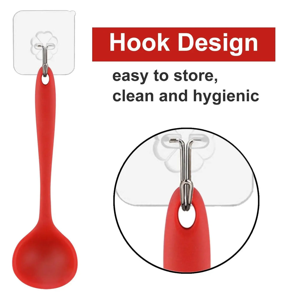 11-Piece Silicone Kitchen Utensil Set, Heat-Resistant Non-Stick Kitchen Utensils, Cooking Utensils, Tools and Gadgets, Long Handle, Camping Gear