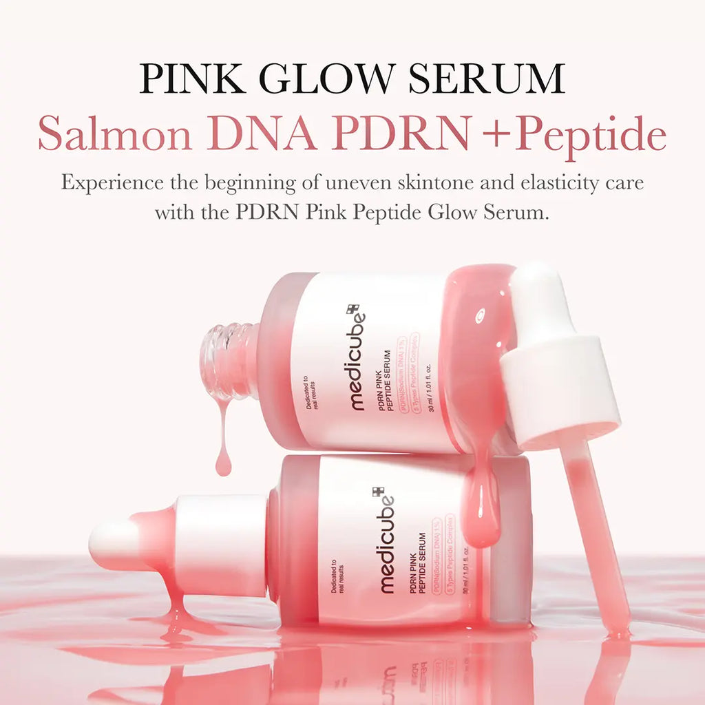 [medicube] 310M K-beauty PDRN Spot Care SET ㅣBooster Pro K-beauty Viral Glass Glow Device + Salmon PDRN Pink Peptide Serum