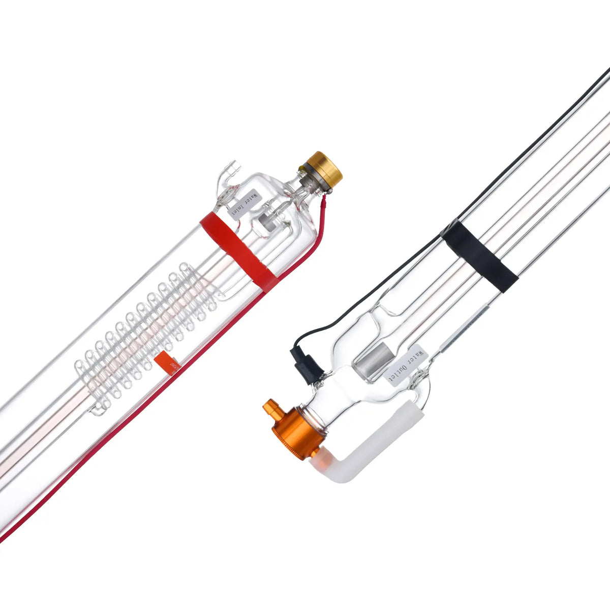 VEVOR 90W High Power CO2 Laser Tube, 49.2in (1250mm) Length, 3.1in (80mm) Dia Borosilicate Glass Tube with Metal Head, Pre-Wired Pre-Connected Wires, 10000hr Lifespan, Precision Beam, Universal Design for Laser Engraver Cutting Machine Tool Upgrade