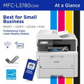 Brother - MFC-L3780CDW Wireless Digital Color All-in-One Printer with Laser Quality Output