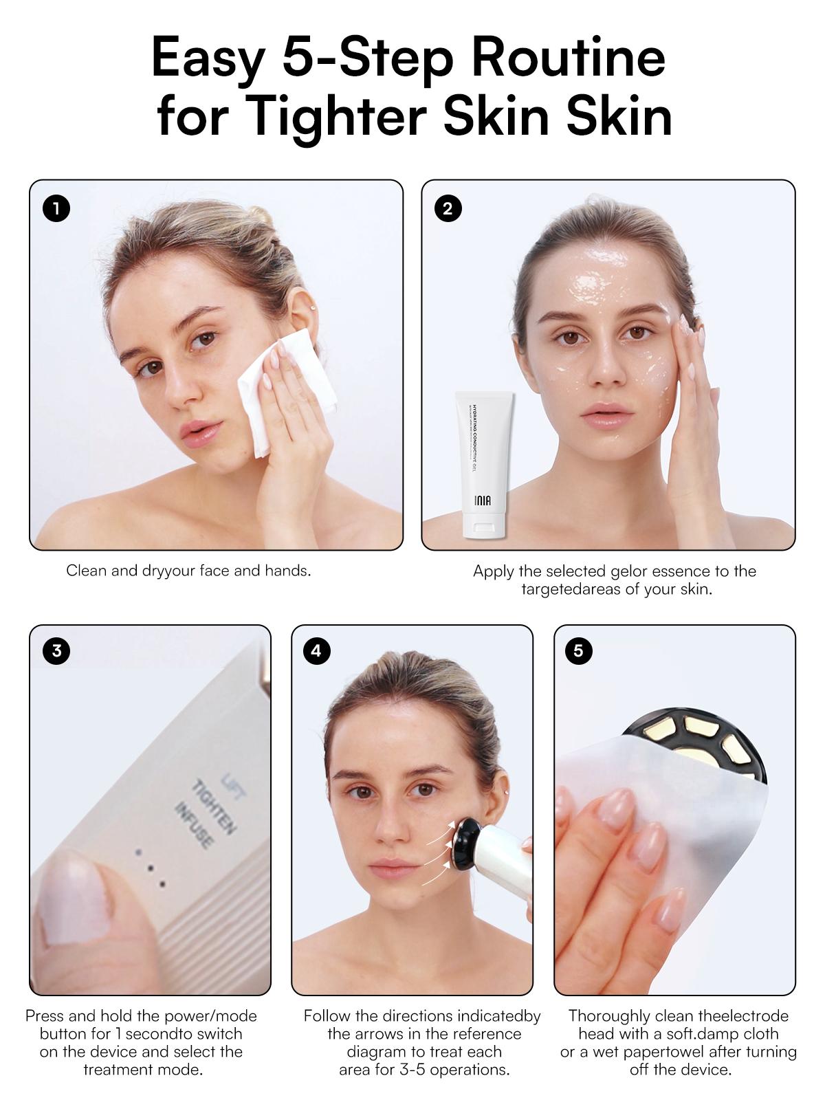 【LIVE EXCLUSIVE】INIA FLARE & LUMIN Facial & Eye Skincare Bundle – 3-in-1 Face + 4-in-1 Eye Beauty Devices for Lifting, Tightening, Reducing Puffiness & Fine Lines,Buy 1 Get 15,sohochic