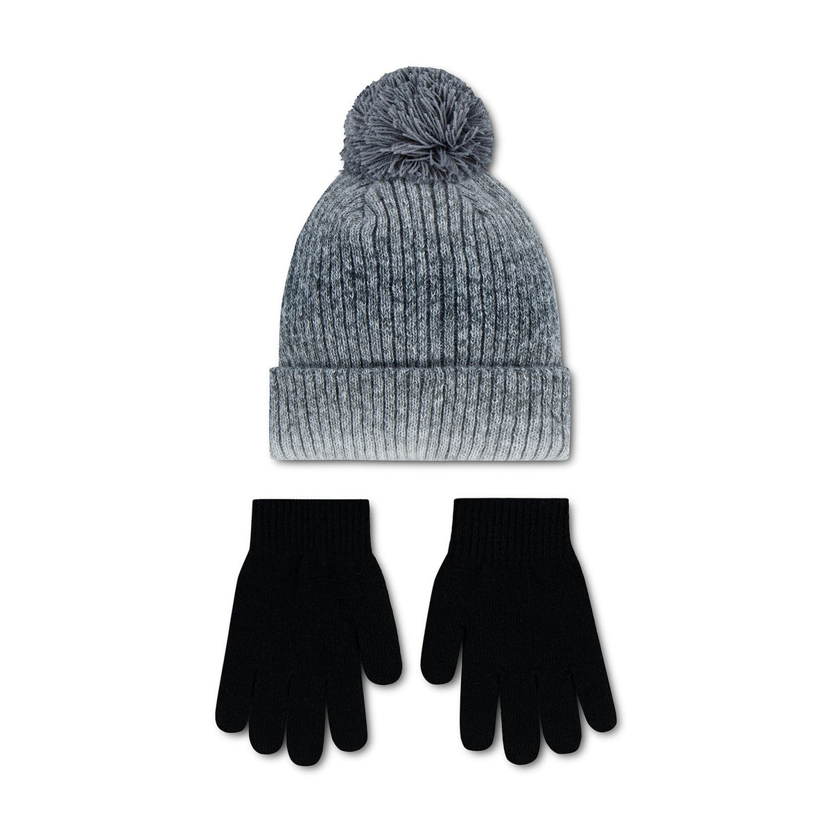 NIKE Youth Gradient Pom Beanie & Glove Set