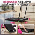Backtoschool Akluer Walking Pad,Foldable Handle Bar, large-area rubber running belt,Top speed reaches 4MPH ,Remote Control for Remote Adjustment