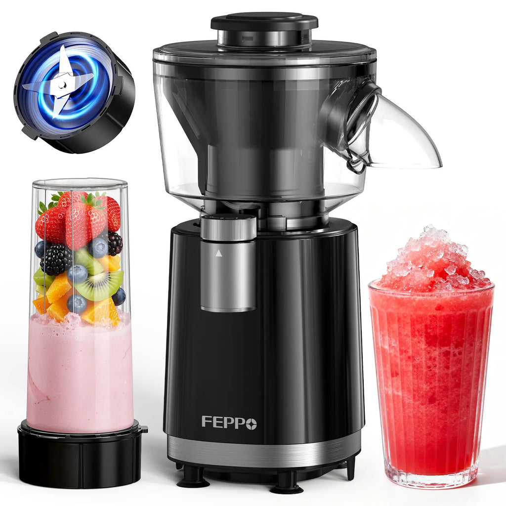 Clearance Sale FEPPO Snow Cone Machine & Smoothie Blender 2 in 1, 700W Powerful Shaved Ice Machine Slushine Machine, Healthy Frozen Drink Maker with Stainless Steel Blade & Smoothie Recipe,for Home Kitchen Party,back to school,back to school haul,...