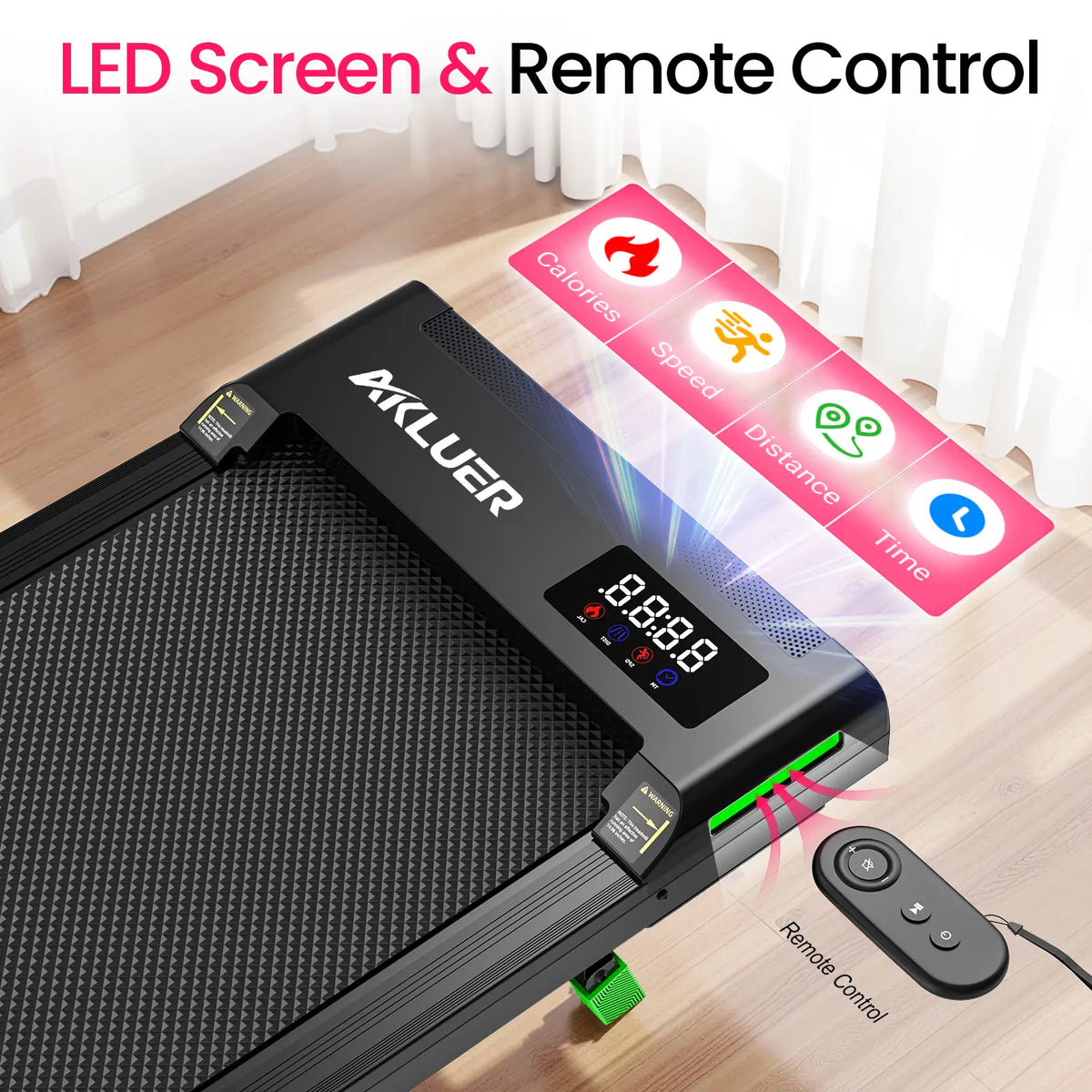 【Free 3 Day Shipping Low- noise Brushless Motor Treadmill】2026 New Fresh Appearance AKLUER Walking Pad Under Desk Treadmill with 6%/9% Incline Walking Jogging Machine for Home and Office, 2 in 1 Desk Walking Treadmill with Incline Backtoschool