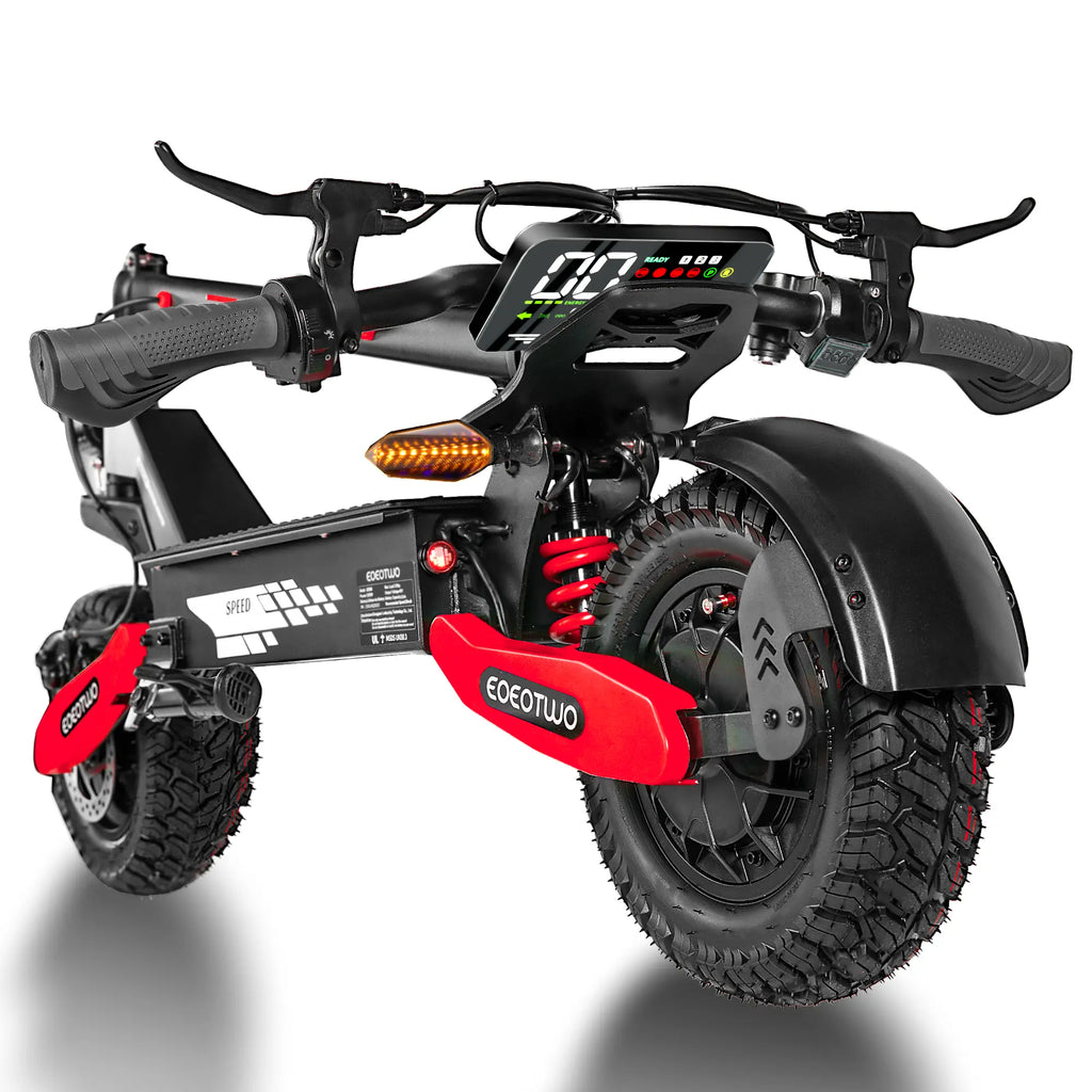 EOEOTWO All Terrain High Performance Dual Motor Aluminum Alloy Motorized Scooter for Adults, 1200W, 30MPH Speed, 20/40Miles Range, 3-Second Folding, 330LBs Load Capacity, Dual Shock Absorption, Cool Gadgets, Cool Outdoor Stuff, Outdoor Stuff for A...