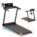 Foldable Compact Treadmill & Walking Pad - 330lb Capacity, Incline, Cushioned Belt, HD Display with Heart Rate & Calorie Tracking, App Route Guidance & Bluetooth Speaker, Home Office Friendly