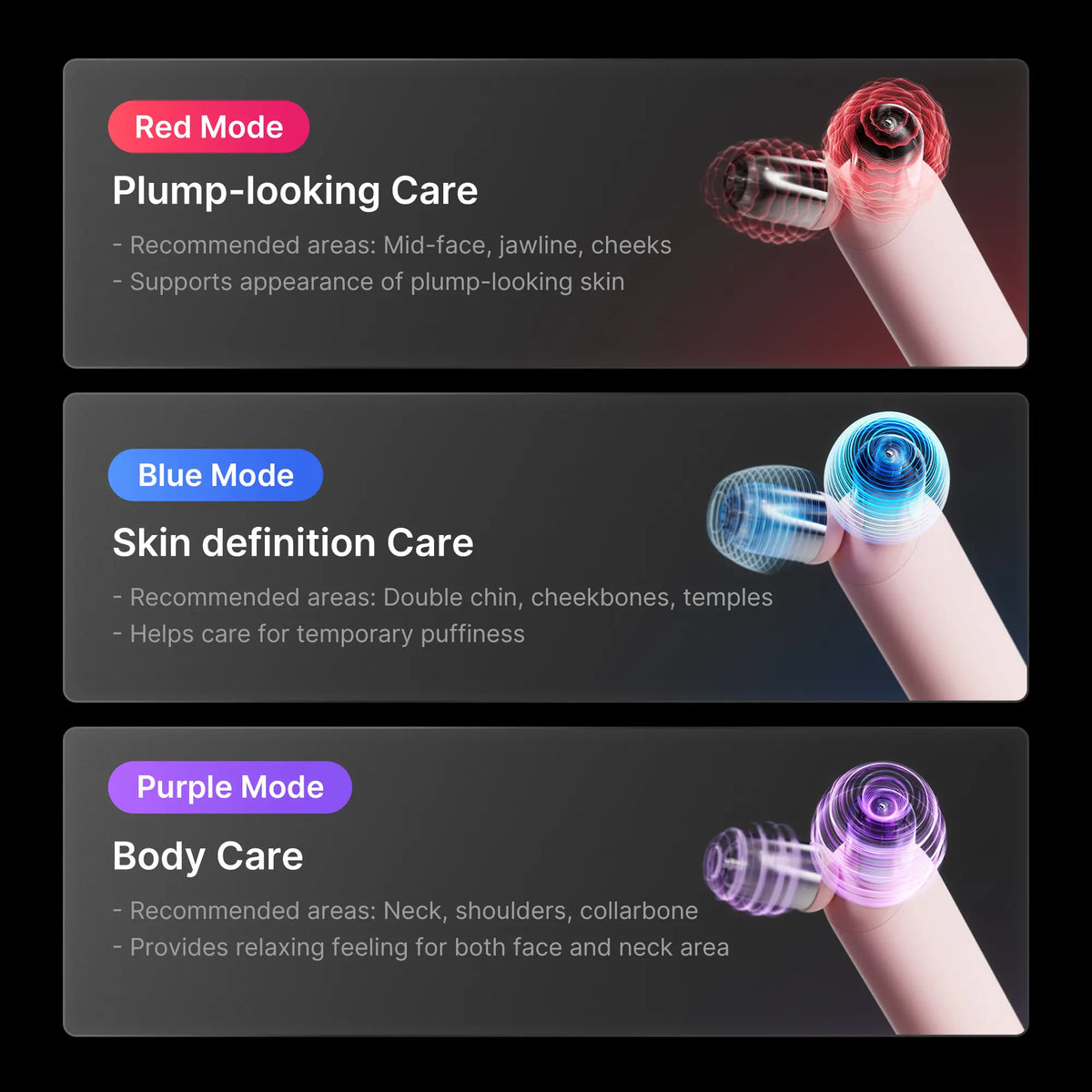 [medicube] 3-Step At-Home Spa Set - Pink / Beige ㅣMini Booster Pro Plus + Booster Facial Cleansing Device Head + Booster Face Roller HeadㅣK-beauty Facial Device for deep gentle cleansing, plump-looking appearance, puffiness, skin relaxion